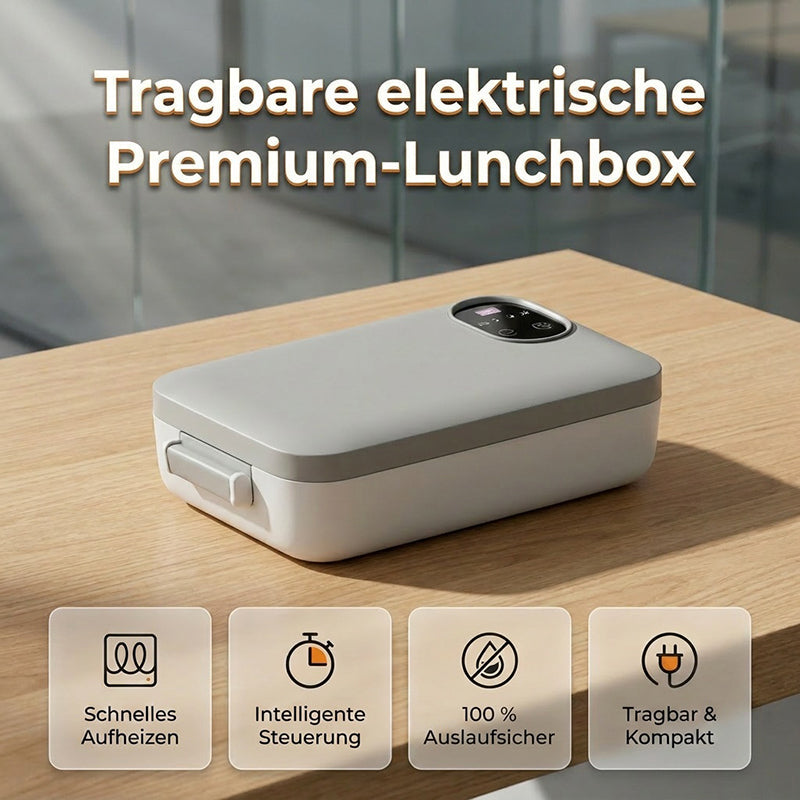 🍱7200mAh bezdrôtový samoohrievací obedár｜Prenosné zariadenie na ohrievanie jedla, ktoré nevyžaduje plnenie vodou🔥🚗