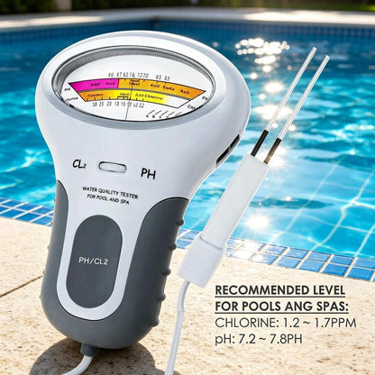 🔬💧 Meradlo pH a chlóru Cl₂ – 50 % ZĽAVA! Presné meranie pH a chlóru v bazéne – jednoduché, rýchle a spoľahlivé. 🔥🏊