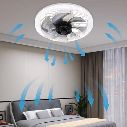Inteligentné diaľkovo ovládané stropné ventilátorové svietidlo