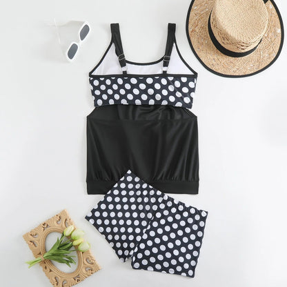 👙 Ženske dvodelne kopalke s pikami – Elegantne in udobne poletne obleke! Genfien