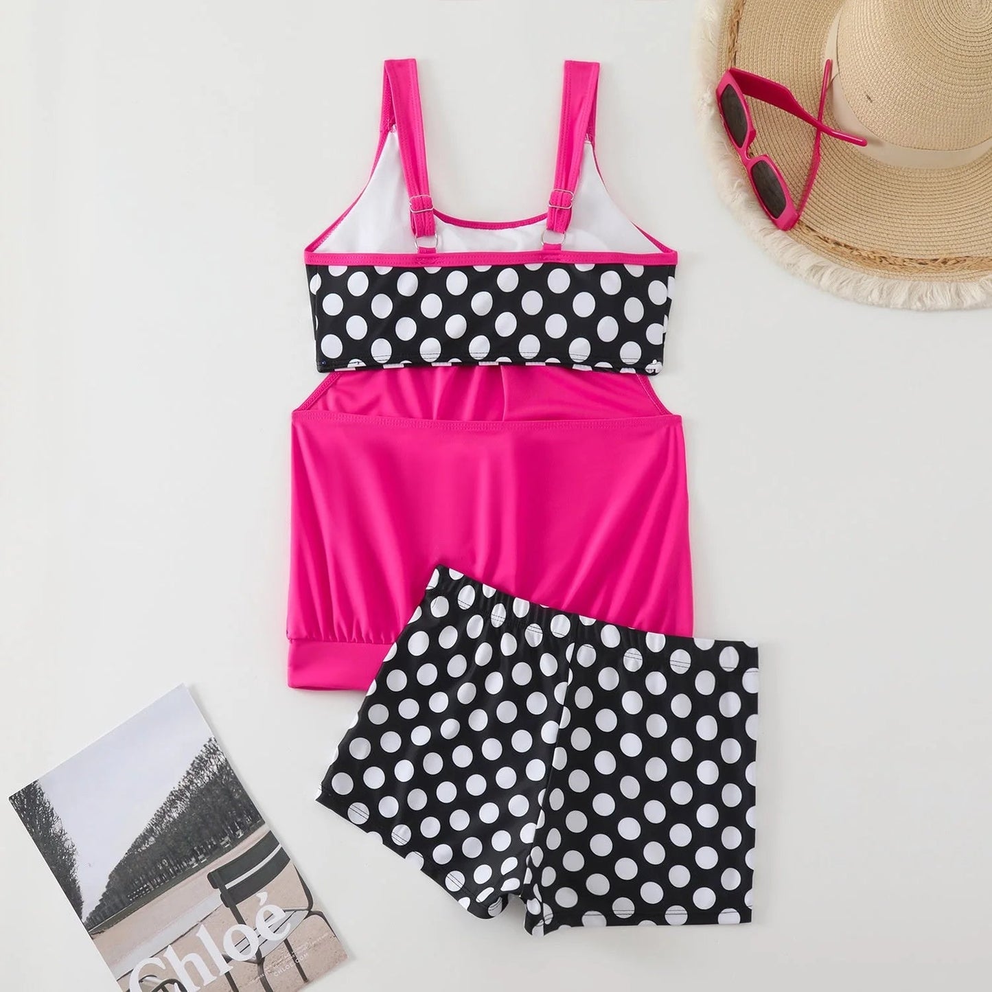 👙 Ženske dvodelne kopalke s pikami – Elegantne in udobne poletne obleke! Genfien
