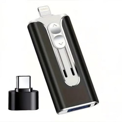 Časovo obmedzená zľava 50 %💽 Vysokorýchlostný USB kľúč 4 v 1 s kapacitou 128 GB | Univerzálny nástroj na rozšírenie úložiska pre telefóny a počítače📱💻