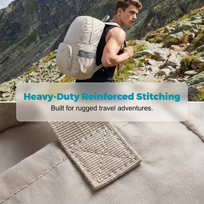 Časovo obmedzená ponuka 🎒 Skladací ľahký cestovný batoh｜Vodeodolný, priedušný, prenosný batoh na jednodňové výlety✈️