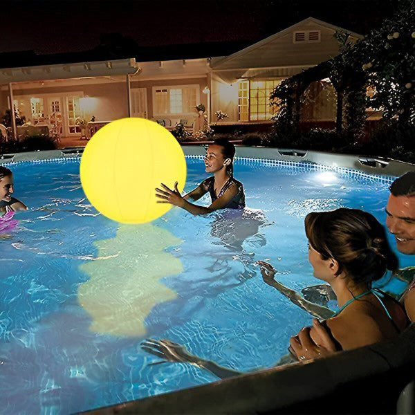 🏊40cm LED plavák s diaľkovým ovládaním｜Nevyhnutnosť na vytvorenie atmosféry na párty pri bazéne a na terase✨
