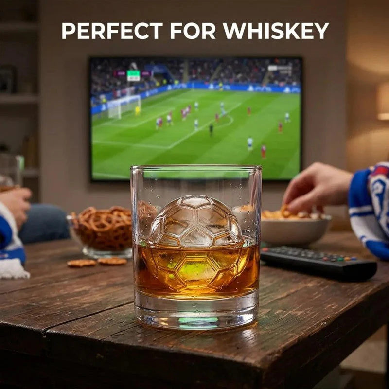 ⚽ Časovo obmedzená udalosť 🔥 Silikónová forma na ľad v tvare lopty – perfektné kocky ľadu do letných nápojov 🧊⚽✨