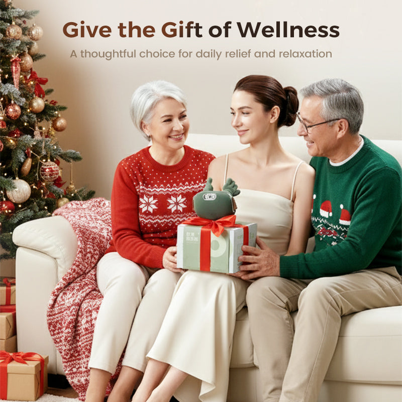 🎁Teplý masážny prístroj na krk – inteligentný masážny prístroj s tromi rýchlosťami