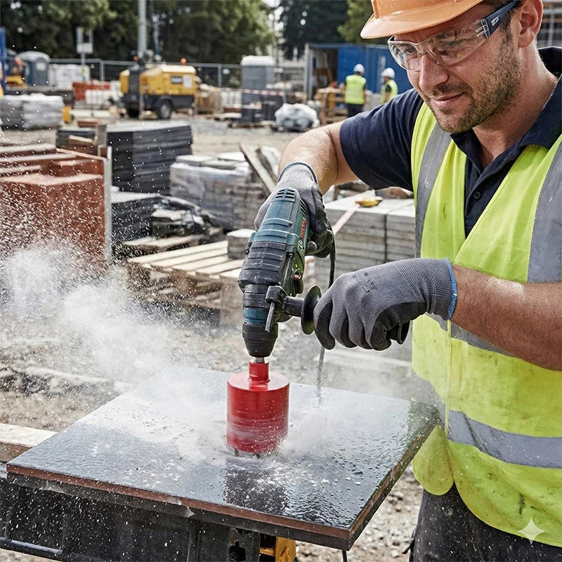 💨Časovno omejen 50 % popust💎Komplet za suho diamantno vrtanje - orodje za brezvodno vrtanje keramike in kamna