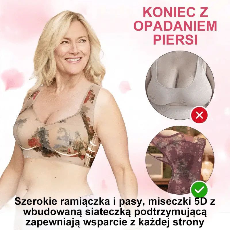 Jedyny w swoim rodzaju koronkowy biustonosz bez guzików【✨1+1 bezpłatny】