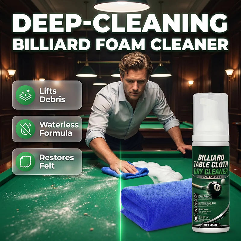 50 % popust za omejen čas🎱 Pena za čiščenje biljardnih miz – ✨ Temeljito čiščenje in nežna nega platna 🧼💪