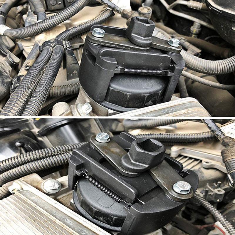 Časovo obmedzená ponuka 🔧 Nastaviteľný kľúč na olejový filter | Univerzálny nástroj na demontáž a montáž pre opravy automobilov svojpomocne 🚗