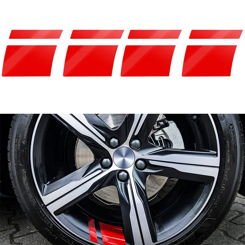 🚗✨Reflexné nálepky na kolesá: Vysoký jas v noci, bezpečné a štýlové  Časovo obmedzená udalosť