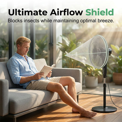 🦟Moskytiéra s fyzickým ventilátorom｜Bez chemikálií, bez zápachu, bezpečná a účinná ochrana pred komármi pre bábätká a tehotné ženy v ich spálňach✨