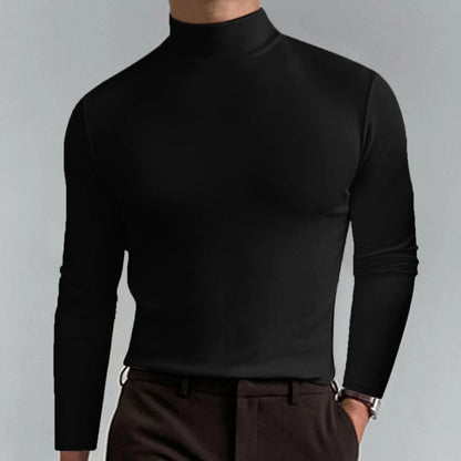👕Tričko s vysokým golierom a dlhými rukávmi