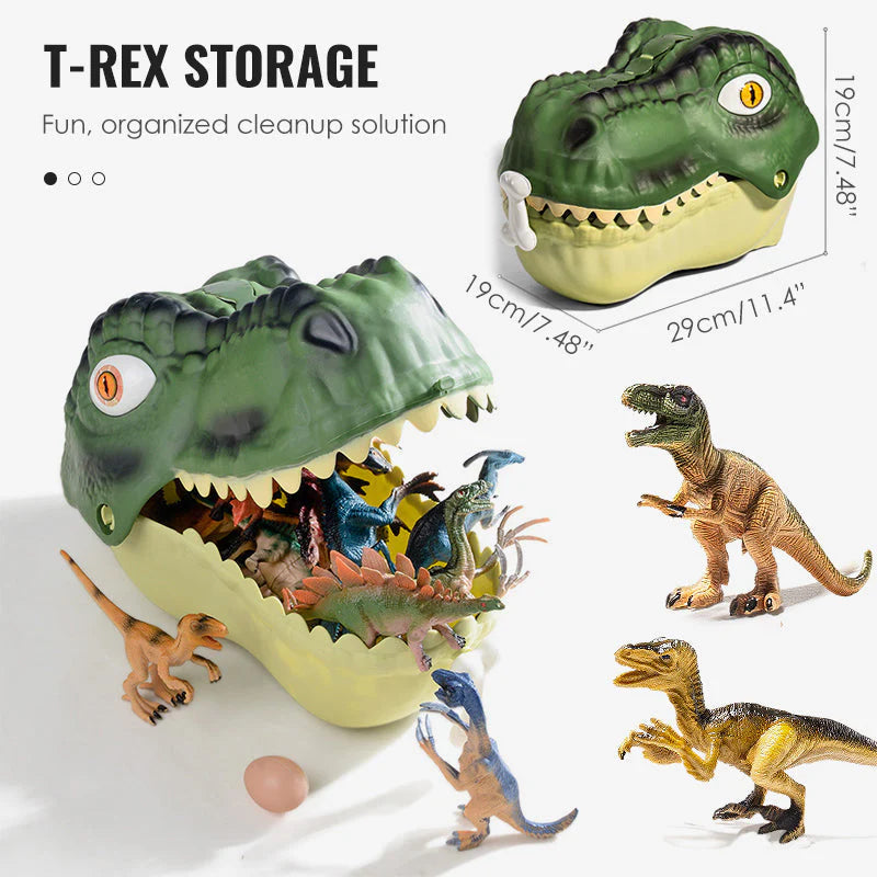 🦖 Sada na uskladnenie dinosaurov „Tyrannosaurus Rex“ | Sada na dobrodružstvá v prehistorickom svete jurského obdobia 🌍🔥 Časovo obmedzená ponuka