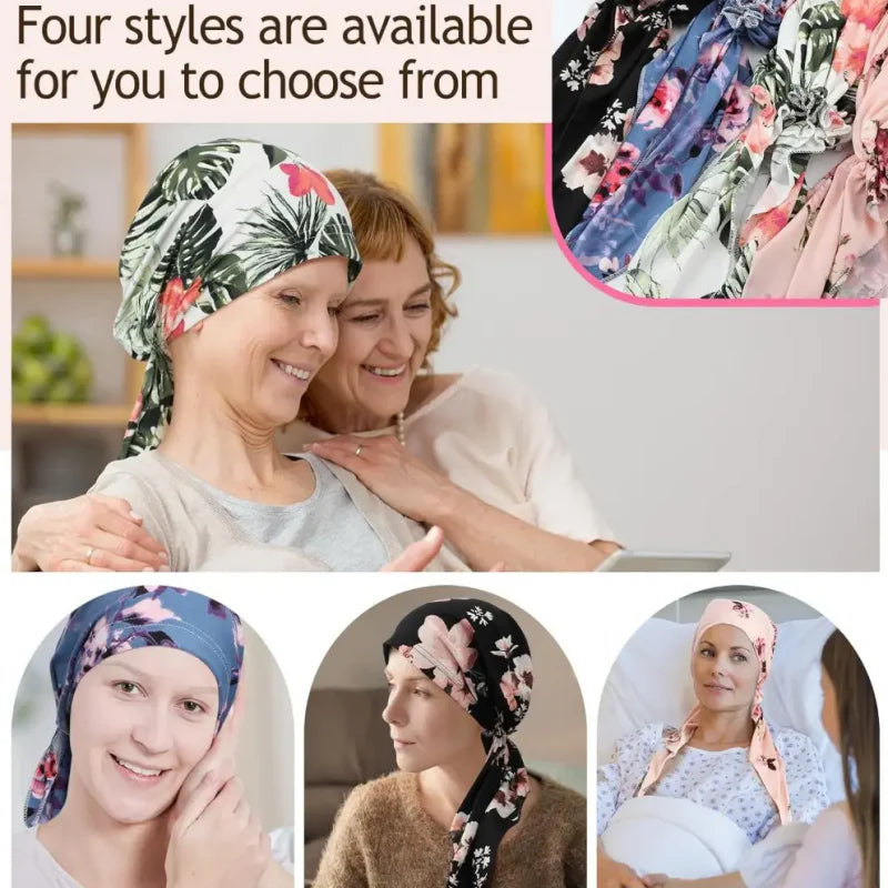🔥Kúp 1 a získajte 1 zadarmo🔥 🌸Dámska kvetinová turbanová čelenka s vopred uviazaným uzlom