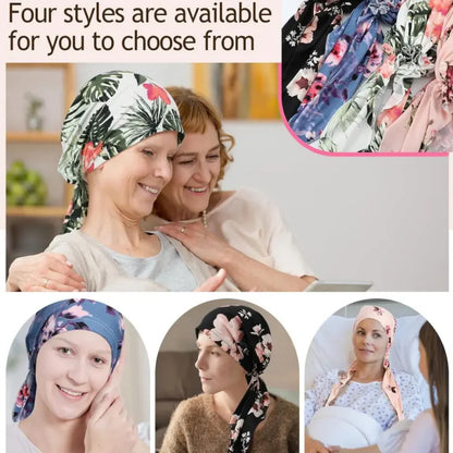 🔥Kúp 1 a získajte 1 zadarmo🔥 🌸Dámska kvetinová turbanová čelenka s vopred uviazaným uzlom
