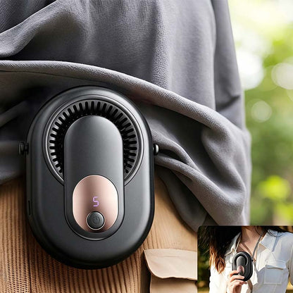 💨Časovno omejen 50 % popust🔋 Prenosni ventilator za pas 4 v 1 s 5 nastavitvami hitrosti in digitalnim LED zaslonom za hlajenje