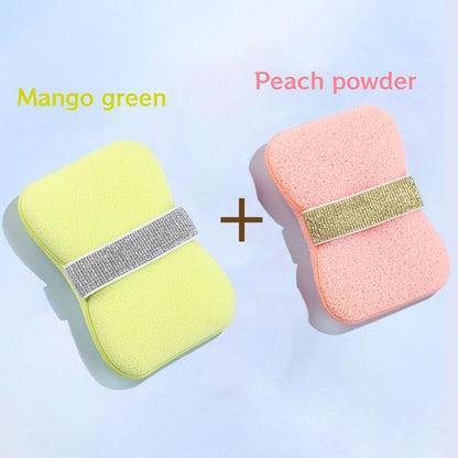 Časovo obmedzená ponuka 🧼 2v1 špongia do kúpeľa na uloženie mydla, vrecko na drhnutie s rýchlou penou a elastickým popruhom s včelieho plástu  🛁✨