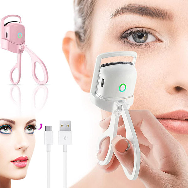 🔥Časovo obmedzená zľava 50 %👁️ Nabíjateľná vyhrievaná kulma na mihalnice s USB, rýchle natočenie za 10 sekúnd a dlhotrvajúca fixácia