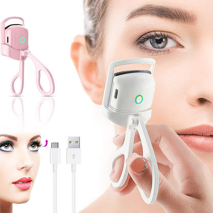 🔥Časovo obmedzená zľava 50 %👁️ Nabíjateľná vyhrievaná kulma na mihalnice s USB, rýchle natočenie za 10 sekúnd a dlhotrvajúca fixácia
