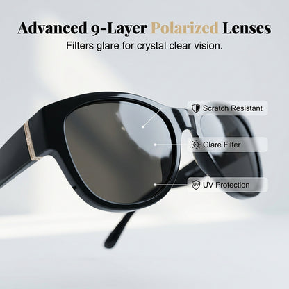 🕶️Polypolarizované slnečné okuliare s dioptrickými šošovkami | 9-vrstvový filter proti oslneniu, slnečné okuliare s UV filtrom 400✨