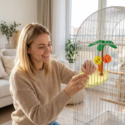 ☁️Stojan na papagáje Cloud Parrot｜PLA netoxická protišmyková platforma na ostrenie a odkladanie vtákov, odolná voči škrabancom🦜