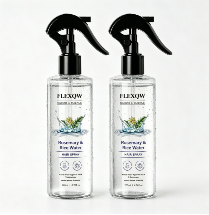 🌿Časno omejen 50 % popust💧 Lak za lase z rožmarinom in riževo vodo - krepi lasne korenine, zmanjšuje izpadanje las in hrani vaše lase!