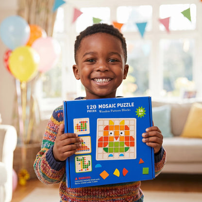🧩 Rozvíjajte kognitívne schopnosti – Farebné drevené puzzle so zvieracími motívmi – Platba pri prevzatí 🦁️✨