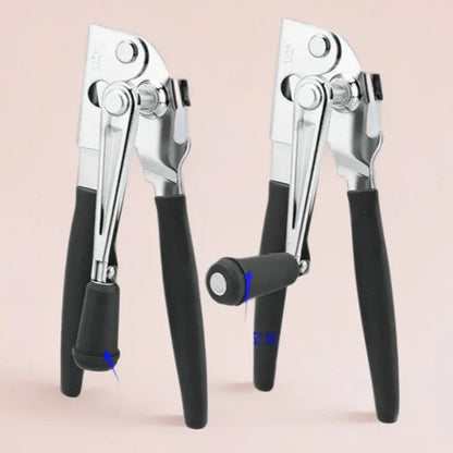 Ergonomický ručný otvárač konzerv s otočnou rukoväťou o 360°