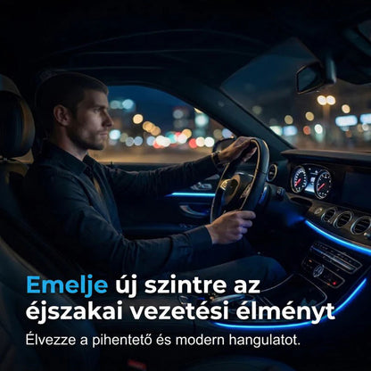 🌈Flexibilné optické ambientné osvetlenie v aute｜Nastaviteľné viacfarebné RGB osvetlenie, ktoré okamžite maximalizuje atmosféru vo vnútri auta🚗