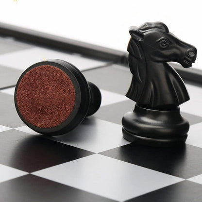 🧲Časno omejen 50 % popust♟️ Zložljiva magnetna šahovnica, prenosna šahovnica za zunanjo uporabo, preprečuje padec.