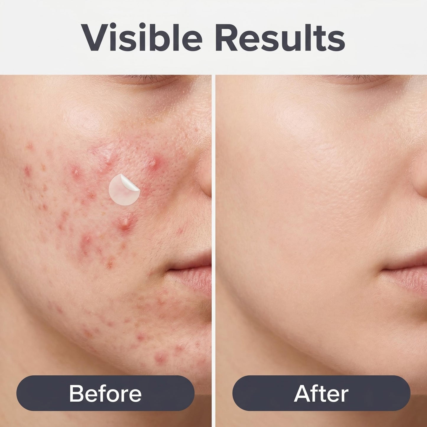 Časovo obmedzená ponuka 💄 Ultratenké priehľadné náplasti na akné, vhodné na použitie ako mejkap, nezlepšia sa ani nezakrúžkujú a chránia pred akné 💆‍♀️🛡️