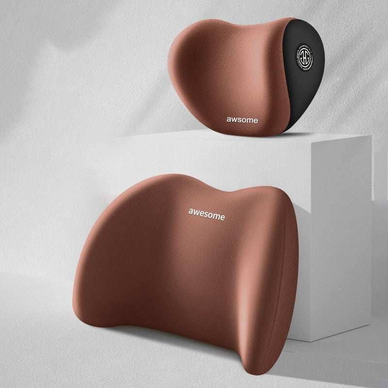 🚗💆Ergonomická opora krku a bedrovej chrbtice z pamäťovej peny | Zmierňuje bolesť z dlhého sedenia alebo jazdy, skvelý dvojúčelový produkt na použitie v aute aj v kancelárii | Špeciálna ponuka s maximálnou hodnotou!