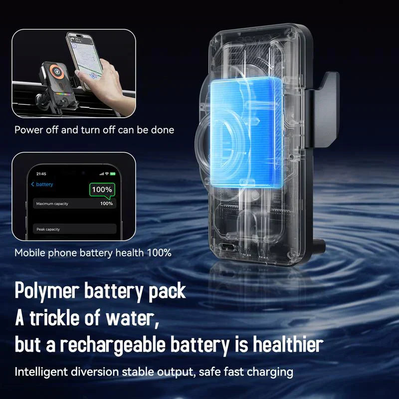 ⚡Nový bezdrôtový držiak do auta s funkciou rýchleho nabíjania