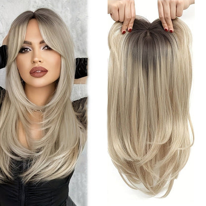 Vrchná vrstvená ofina pre ženy s rednúcimi vlasmi