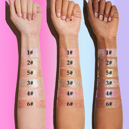 💫Kúpte 1 a dostanete 1 zadarmo!✨ Dvojstranná trblietavá a matná očná tieňová ceruzka