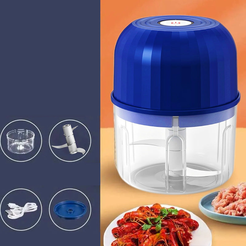 🧄Bezdrôtový mini elektrický sekáčik na cesnak｜Jednotlačidlový mlecí stroj na detskú výživu, úspora miesta v malých bytoch✨