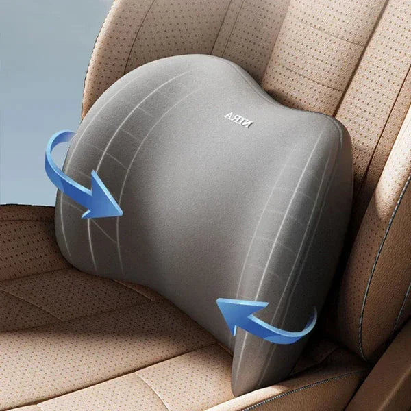 🚗💆Ergonomická opora krku a bedrovej chrbtice z pamäťovej peny | Zmierňuje bolesť z dlhého sedenia alebo jazdy, skvelý dvojúčelový produkt na použitie v aute aj v kancelárii | Špeciálna ponuka s maximálnou hodnotou!
