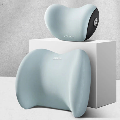 🚗💆Ergonomická opora krku a bedrovej chrbtice z pamäťovej peny | Zmierňuje bolesť z dlhého sedenia alebo jazdy, skvelý dvojúčelový produkt na použitie v aute aj v kancelárii | Špeciálna ponuka s maximálnou hodnotou!