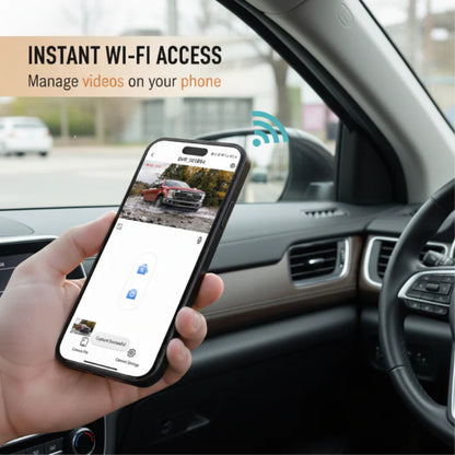 📷 Palubná kamera 1080P Full HD – Wi-Fi, nočné videnie a G-senzor | Autokamera, dôkaz pri nehode 🚗🌙📡