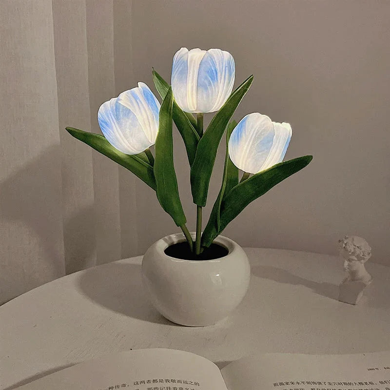 LED nočné svetlo Tulip