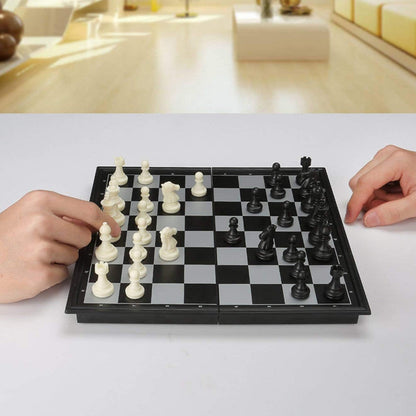 🧲Časno omejen 50 % popust♟️ Zložljiva magnetna šahovnica, prenosna šahovnica za zunanjo uporabo, preprečuje padec.
