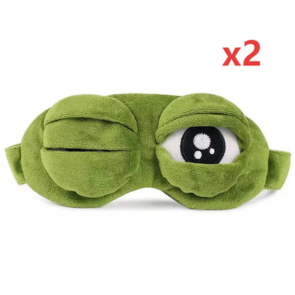 🐸3D spacie maska s roztomilou a vtipnou žabkou