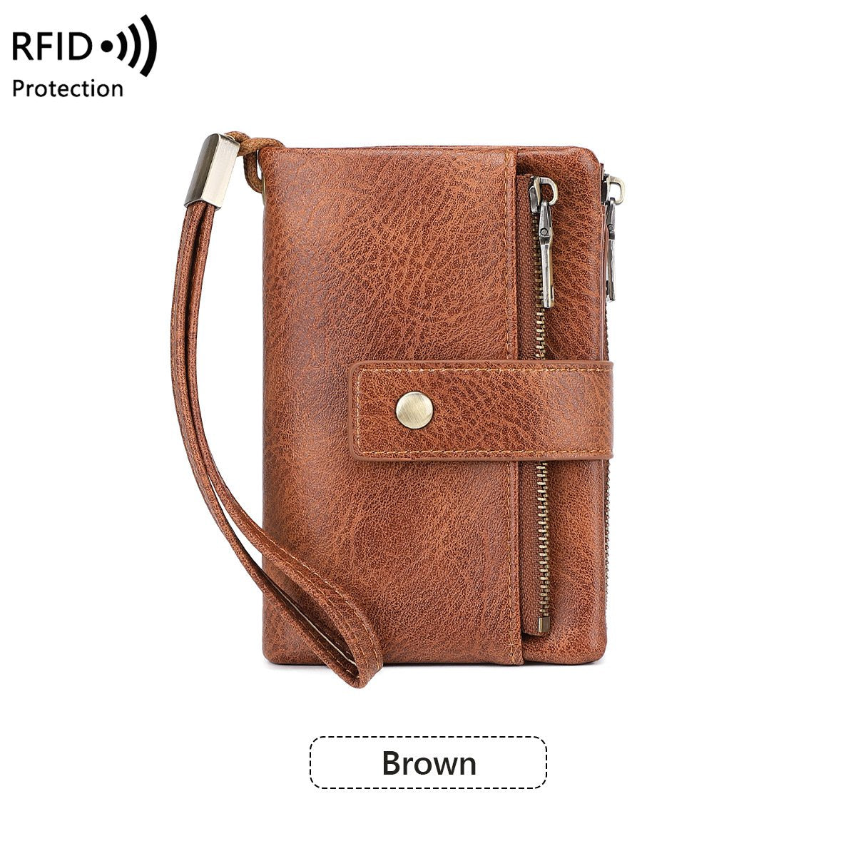 Dámska kožená peňaženka s RFID ochranou