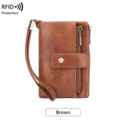Dámska kožená peňaženka s RFID ochranou
