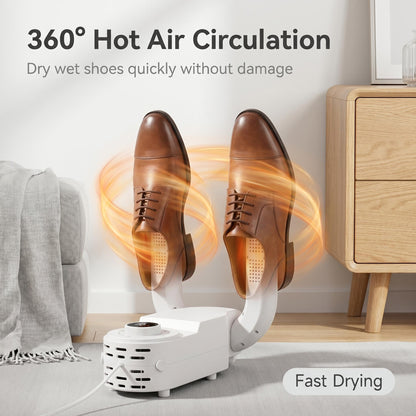 🌬Skladací sušič topánok 4 v 1 | Prenosný sušič topánok s konštantnou teplotou 360°, horúcim vzduchom, UV sterilizáciou a časovačom👟✨