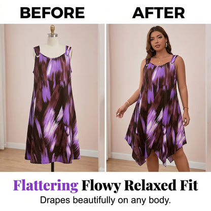 🌊Letné gradientové šaty bez rukávov｜Rôzne a lichotivé maxi šaty na dovolenky a dochádzanie🌴