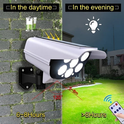 Časovo obmedzená 50% zľava 🏡 Simulácia monitorovacieho solárneho senzorového svetla | Lacný bezpečnostný prvok pre vašu záhradu 📹