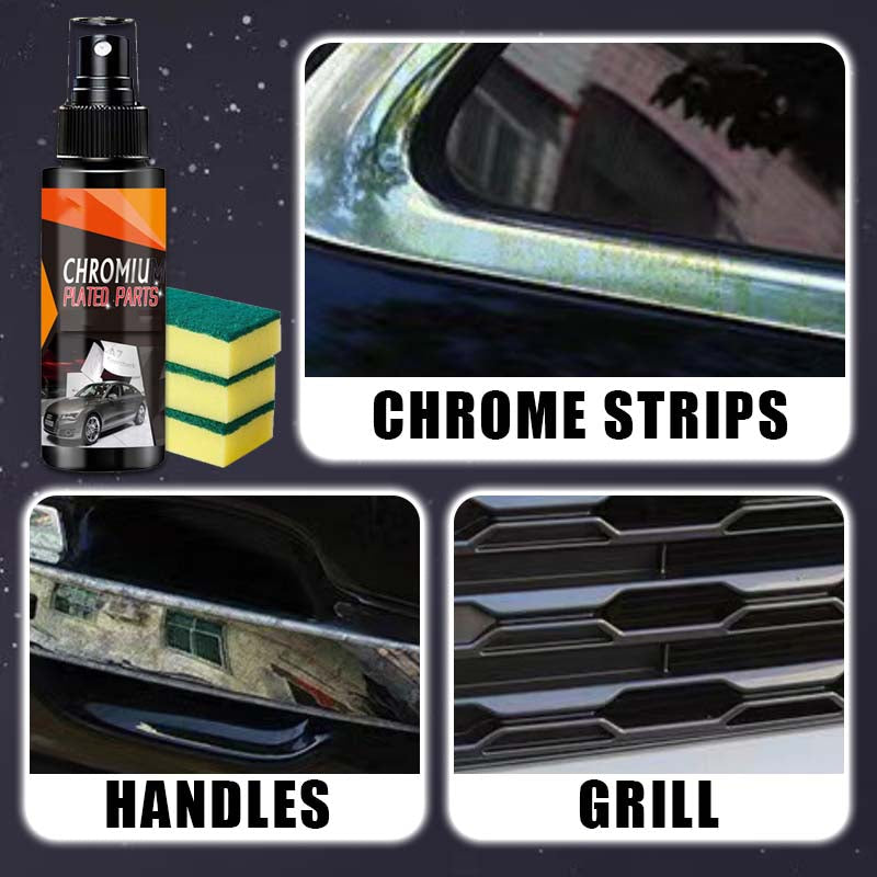 Časovo obmedzená zľava 🚗 Leštidlo na chrómované kovy | Odstraňuje oxidovanú hrdzu a rozjasňuje 🔧
