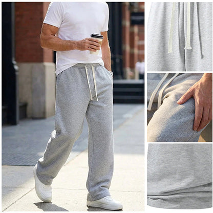 Pánske voľnočasové nohavice s voľnou šnúrkou, 👖
